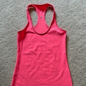 Lululemon Racerback Tank Top Bright Pink Size 6